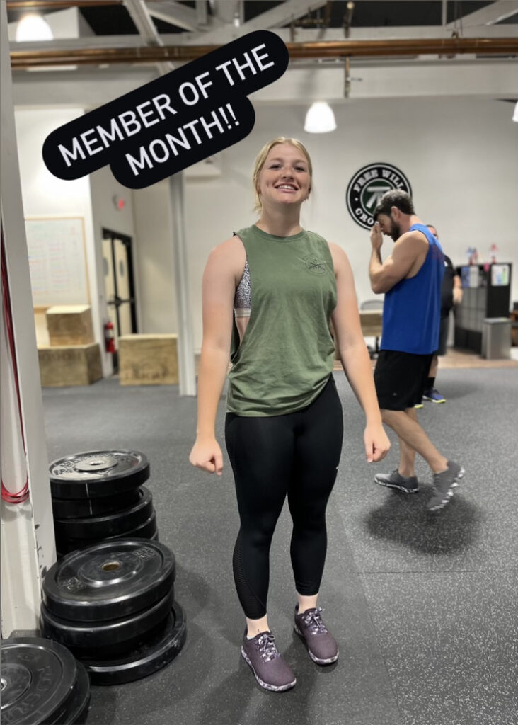 June Member of the Month! - Abby