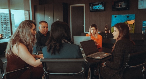 PEOPLE WORKING IN OFFICE