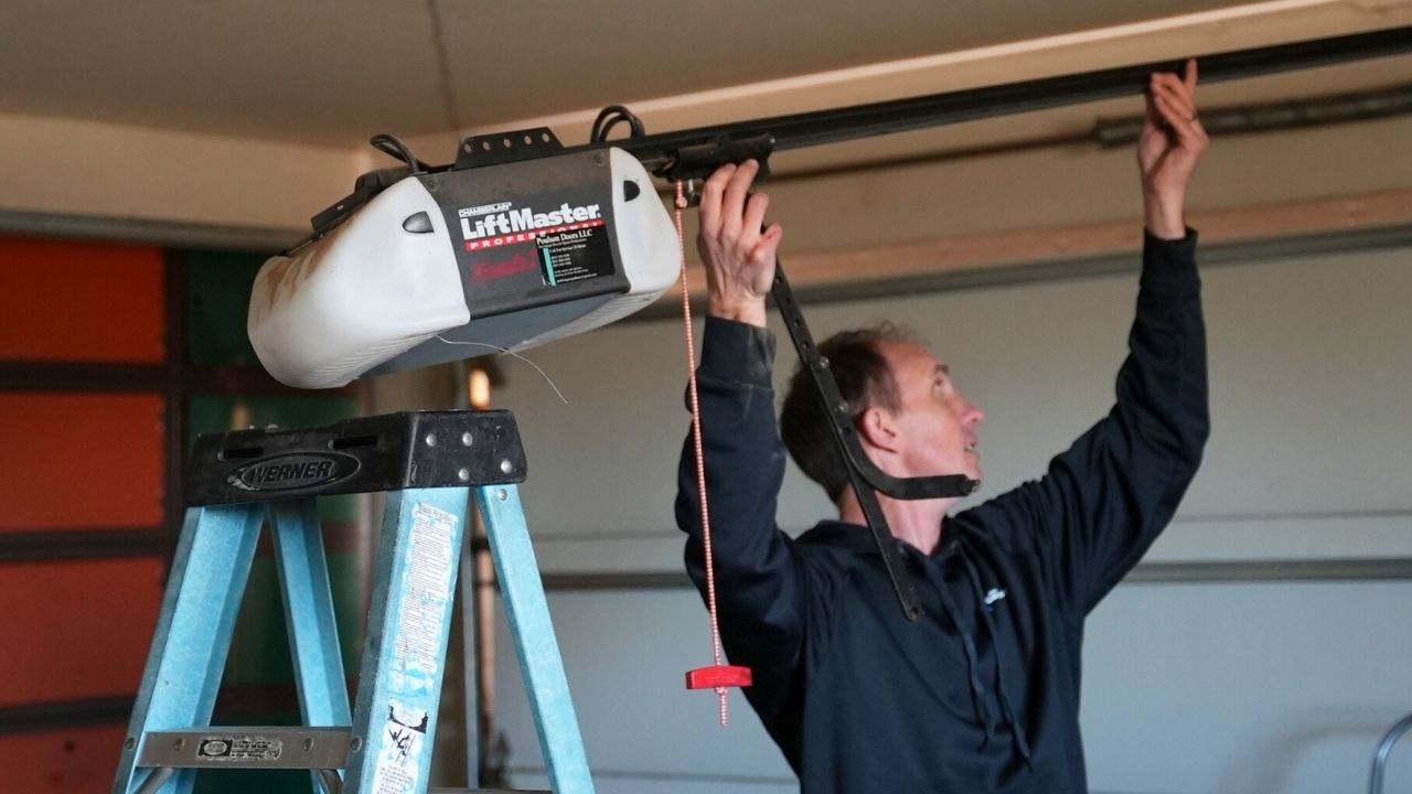 LiftMaster garage door opener removal Morgan County Utah Wilkinson Garage Doors