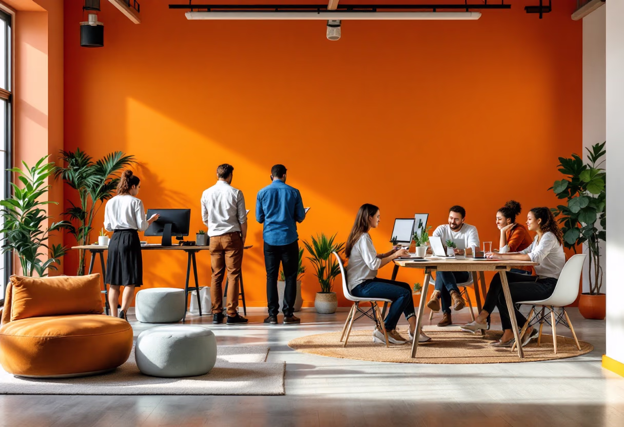 image of a diverse team in a meeting (for edtech)