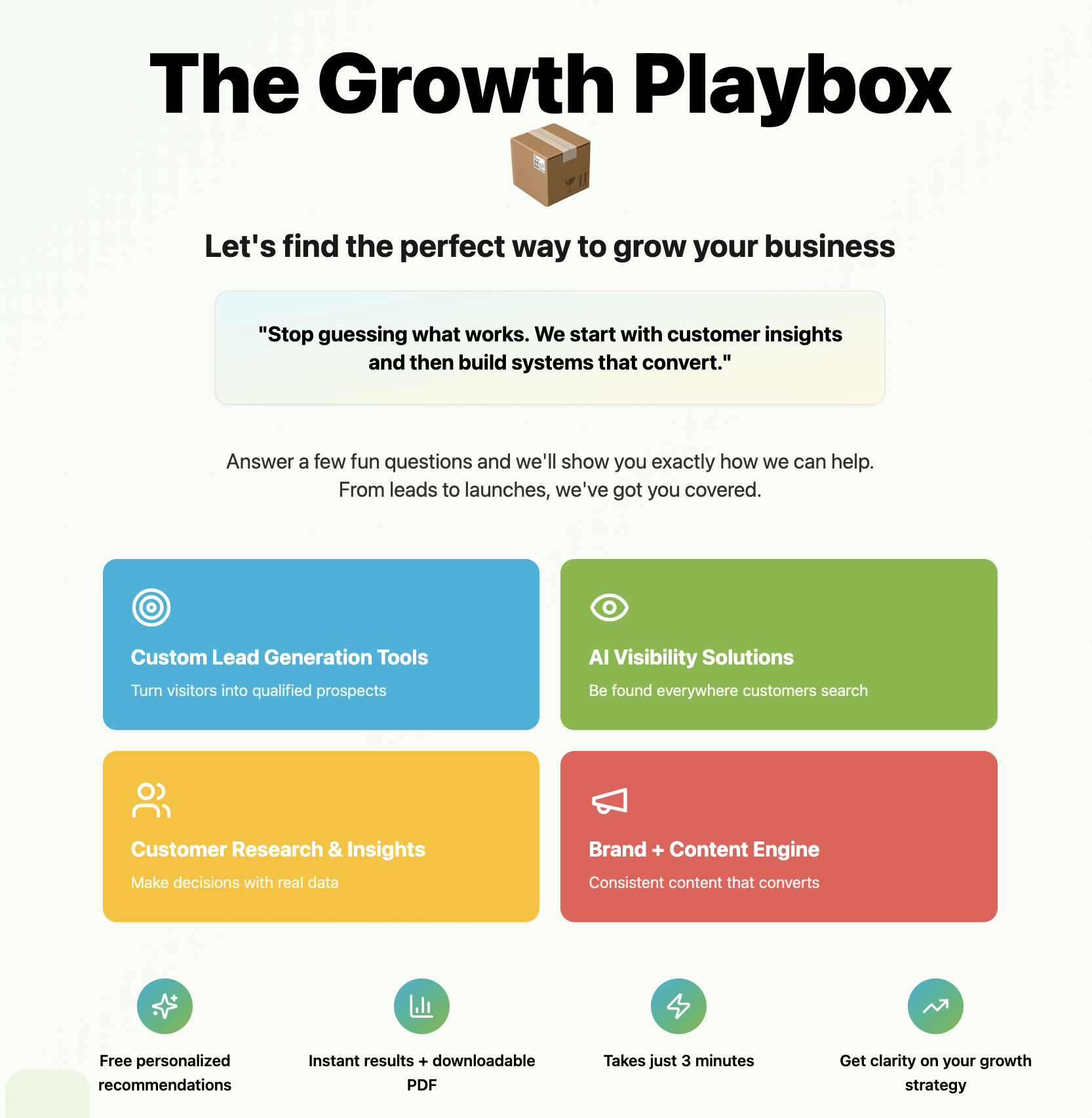 Innovationist Playbox Best Marketing Solutions for the AI era