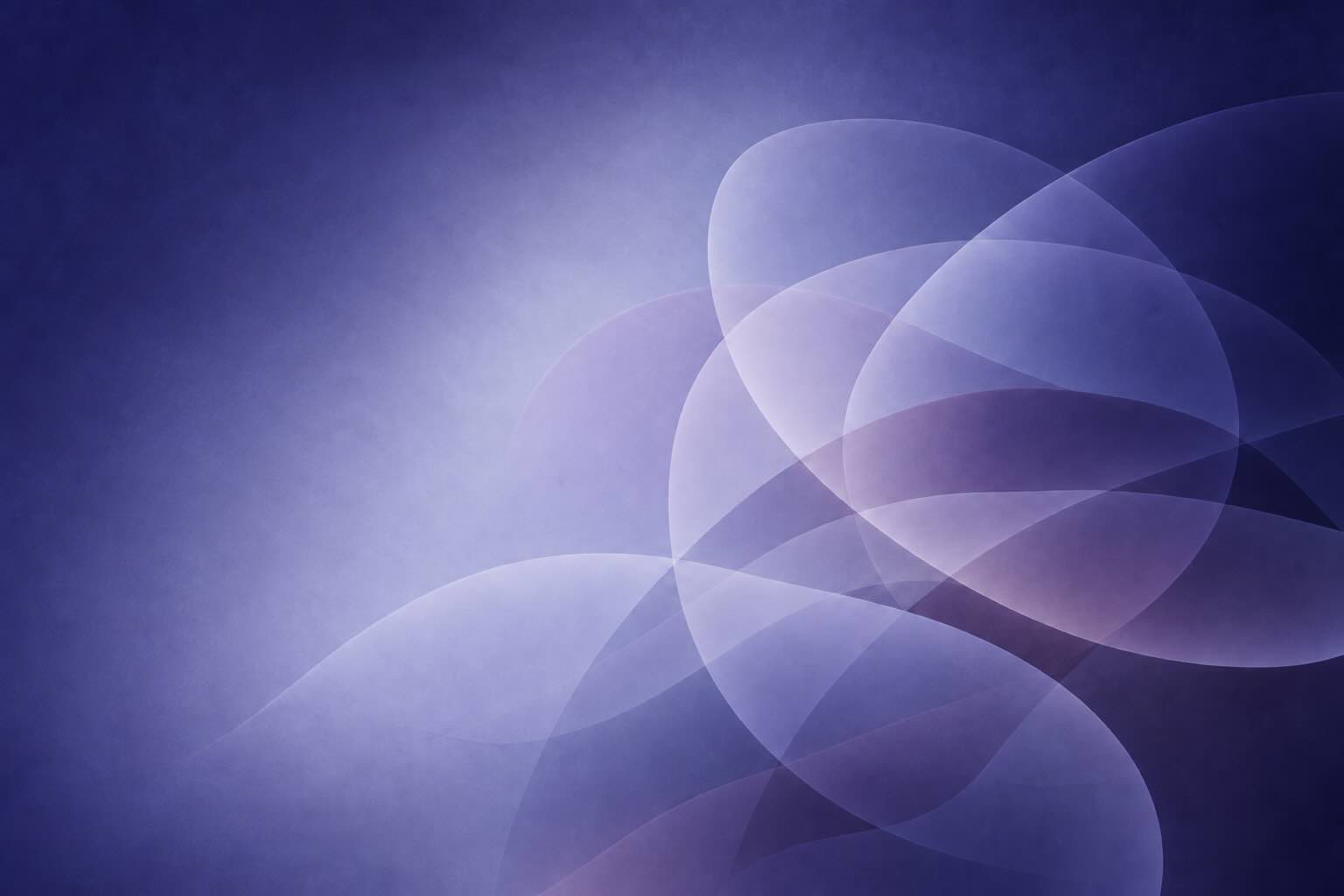 Abstract lavender forms converging on indigo, representing PERM recruitment, AI job ads, and an integrated HR hiring process.