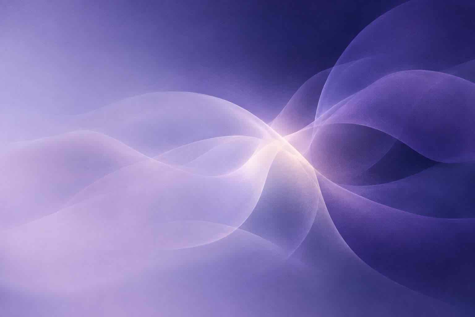 Abstract lavender waves converging to represent H-1B sponsorship review after employer layoffs.