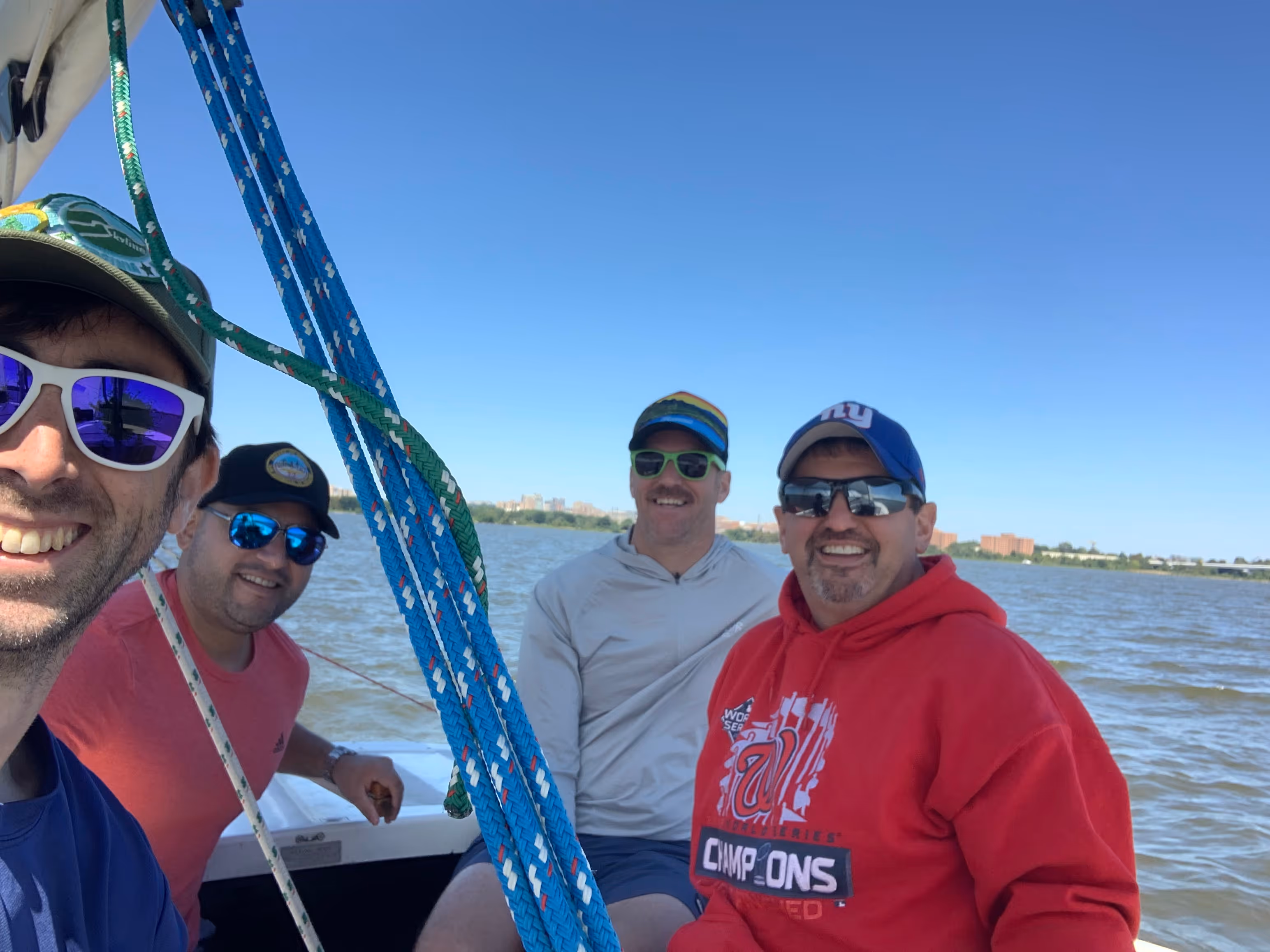 Choros members on a boat trip