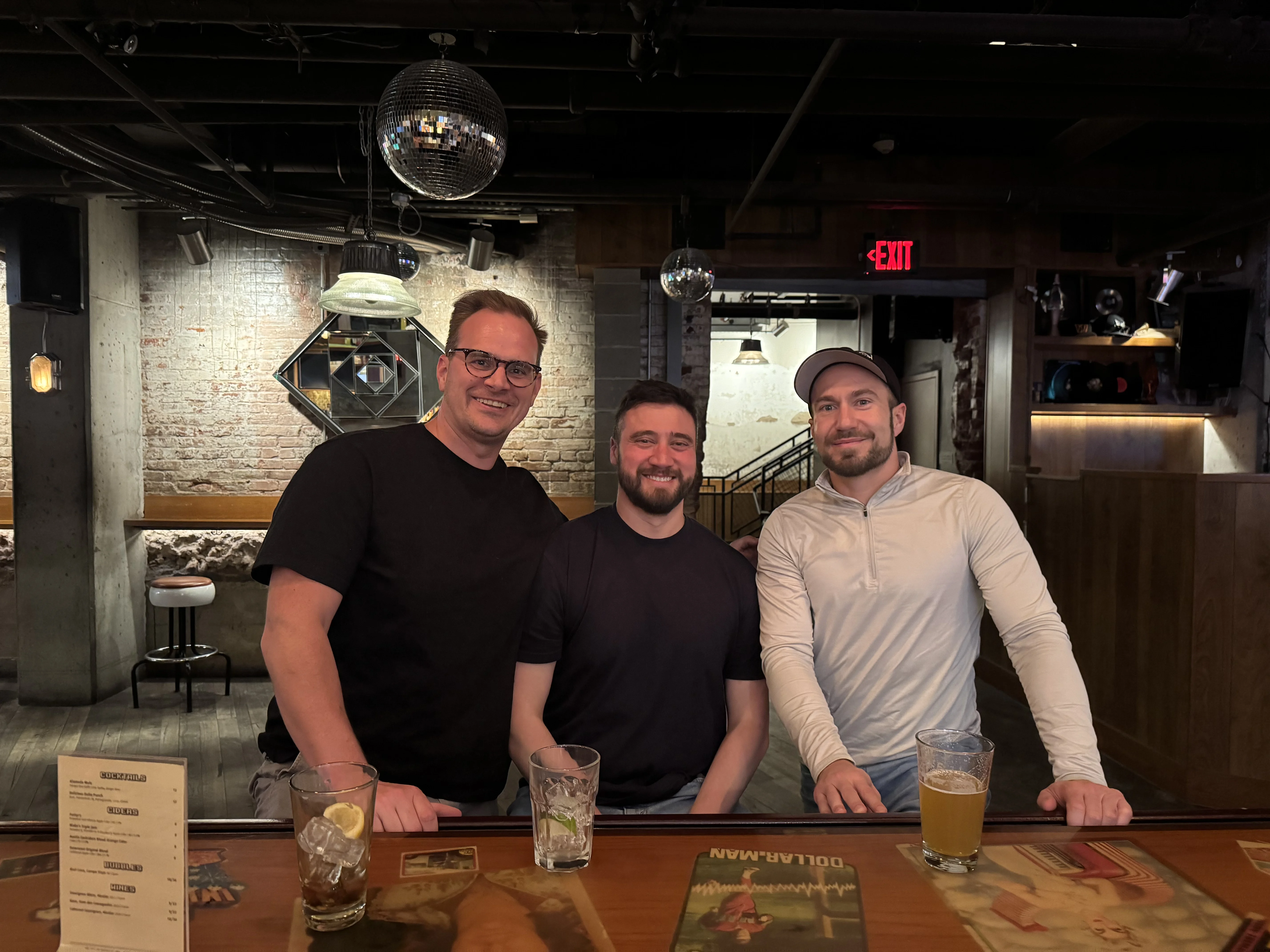 Men from the Choros community socializing at a meetup