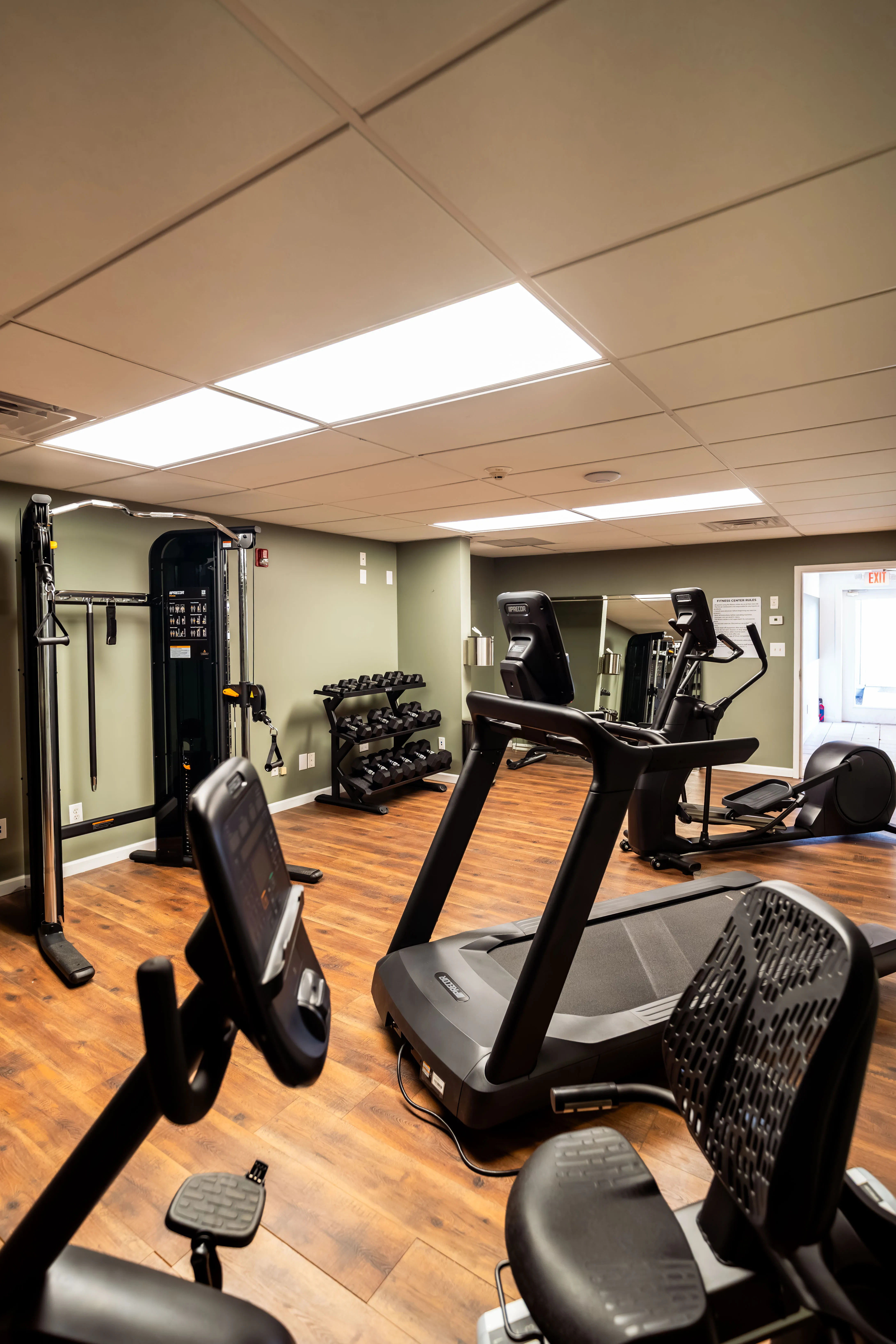 Fitness center at Crestwood in Blowing Rock, NC