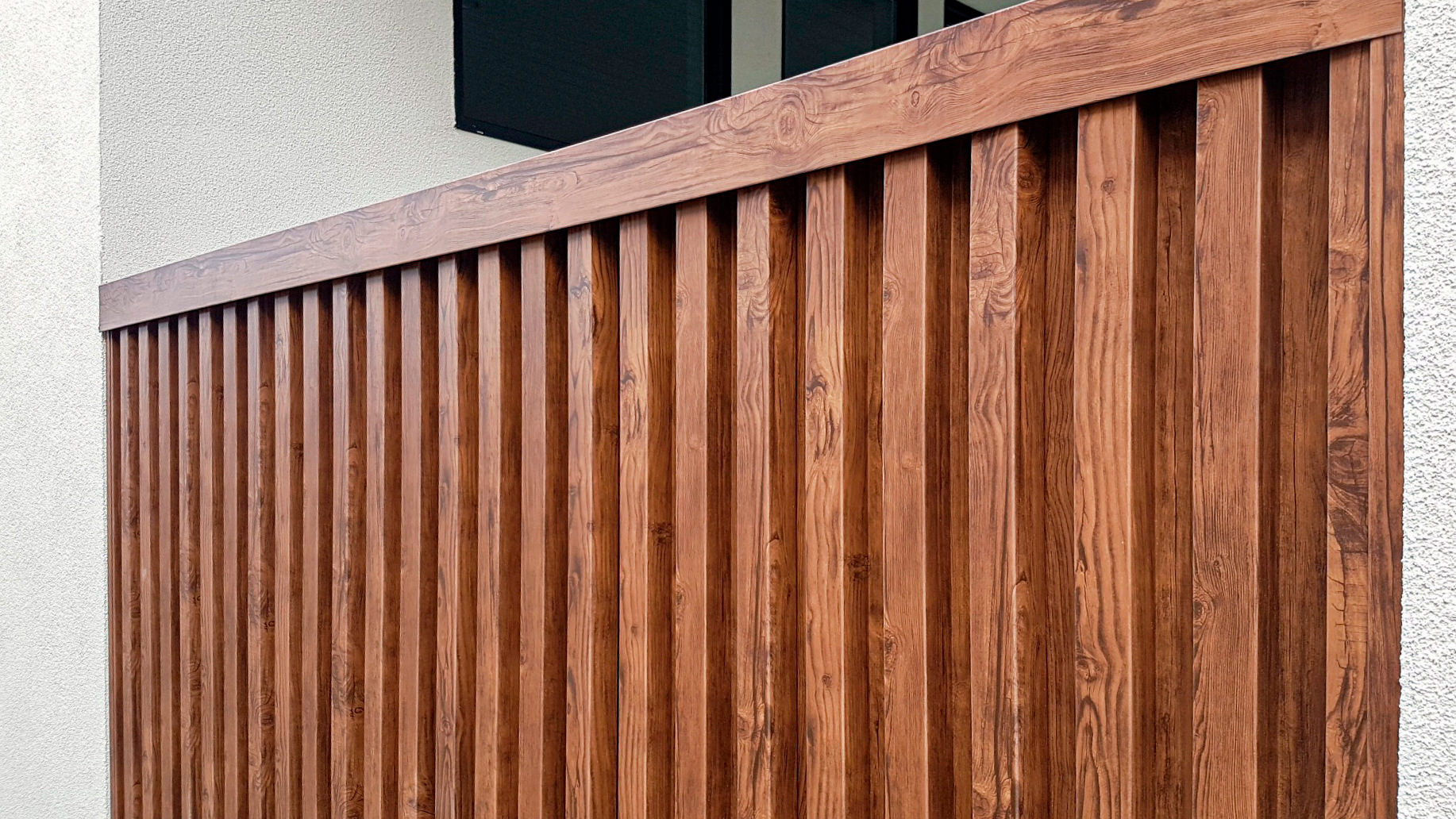 Wood-Look Metal Siding