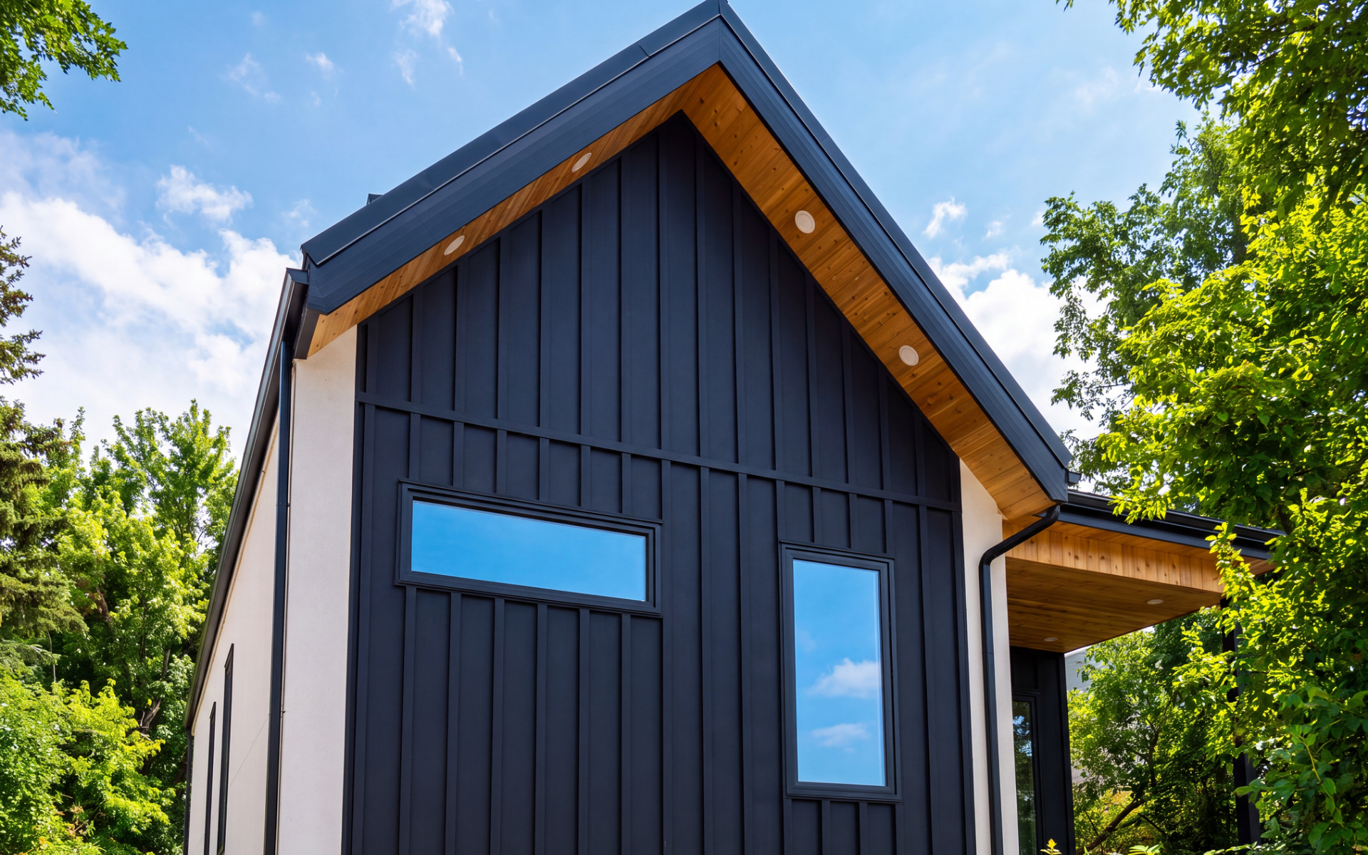 vertical metal siding