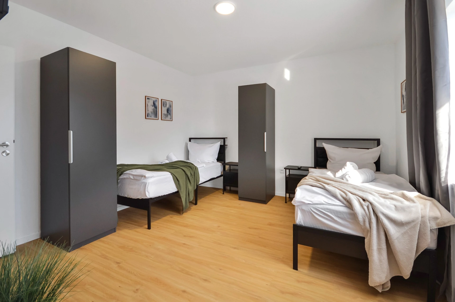 Dreibettzimmer im Sandstraße Apartment 101 in Detmold