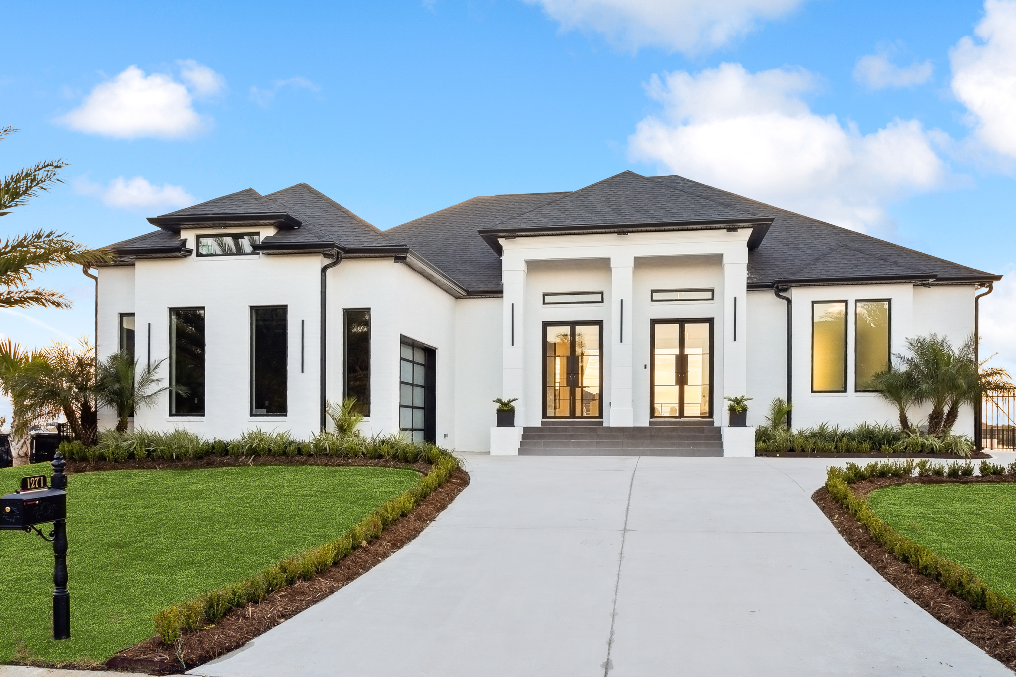Single family modern custom home