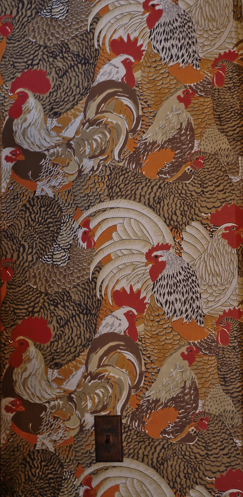 roosters wallpaper sample