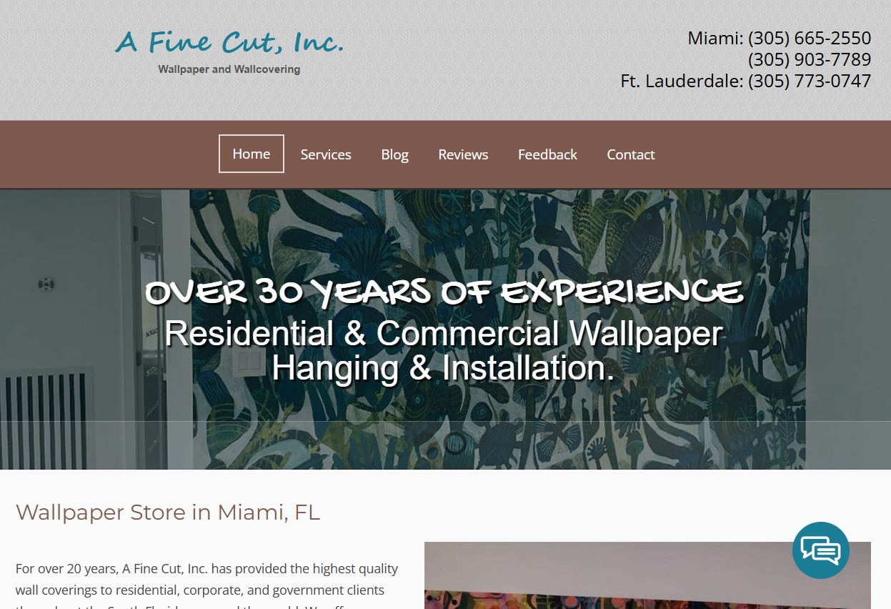 A Fine Cut, Inc Website