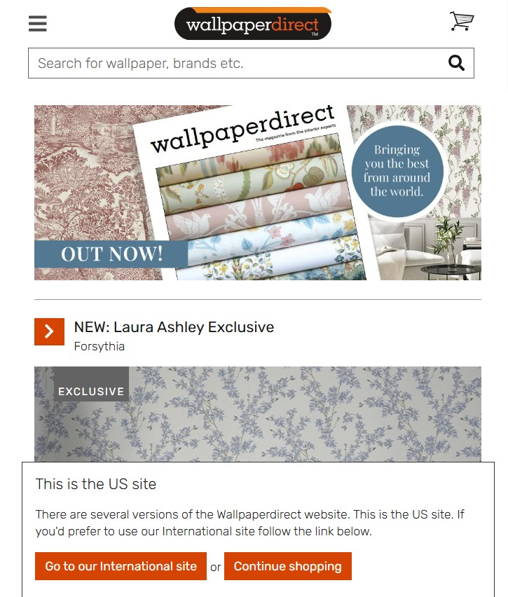 Wallpaper Direct Website