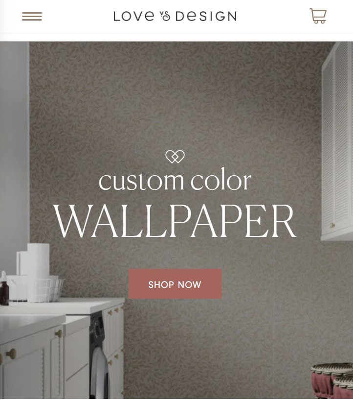 Love vs. Design Website