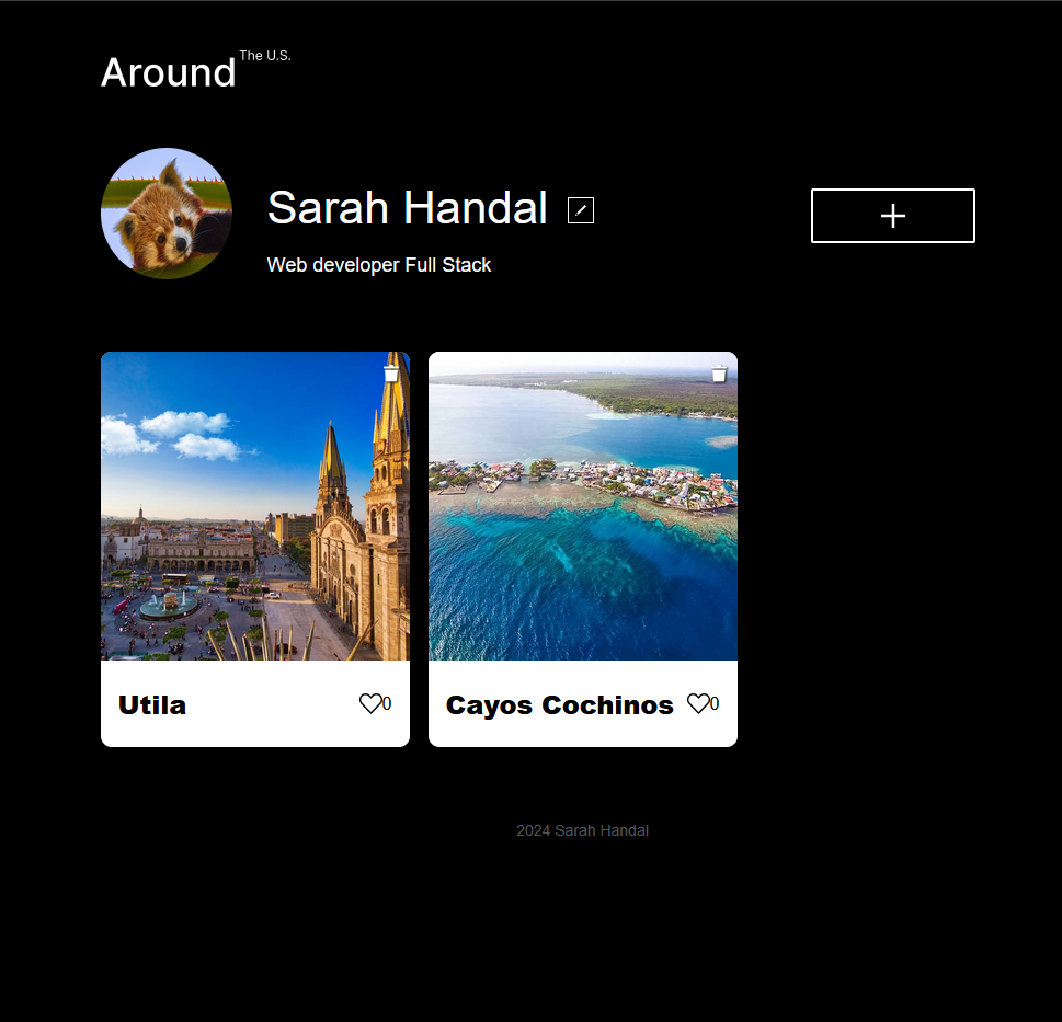 Interface of the App