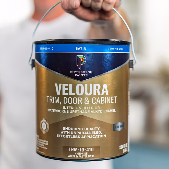 Veloura is an interior/exterior waterborne urethane alkyd enamel​