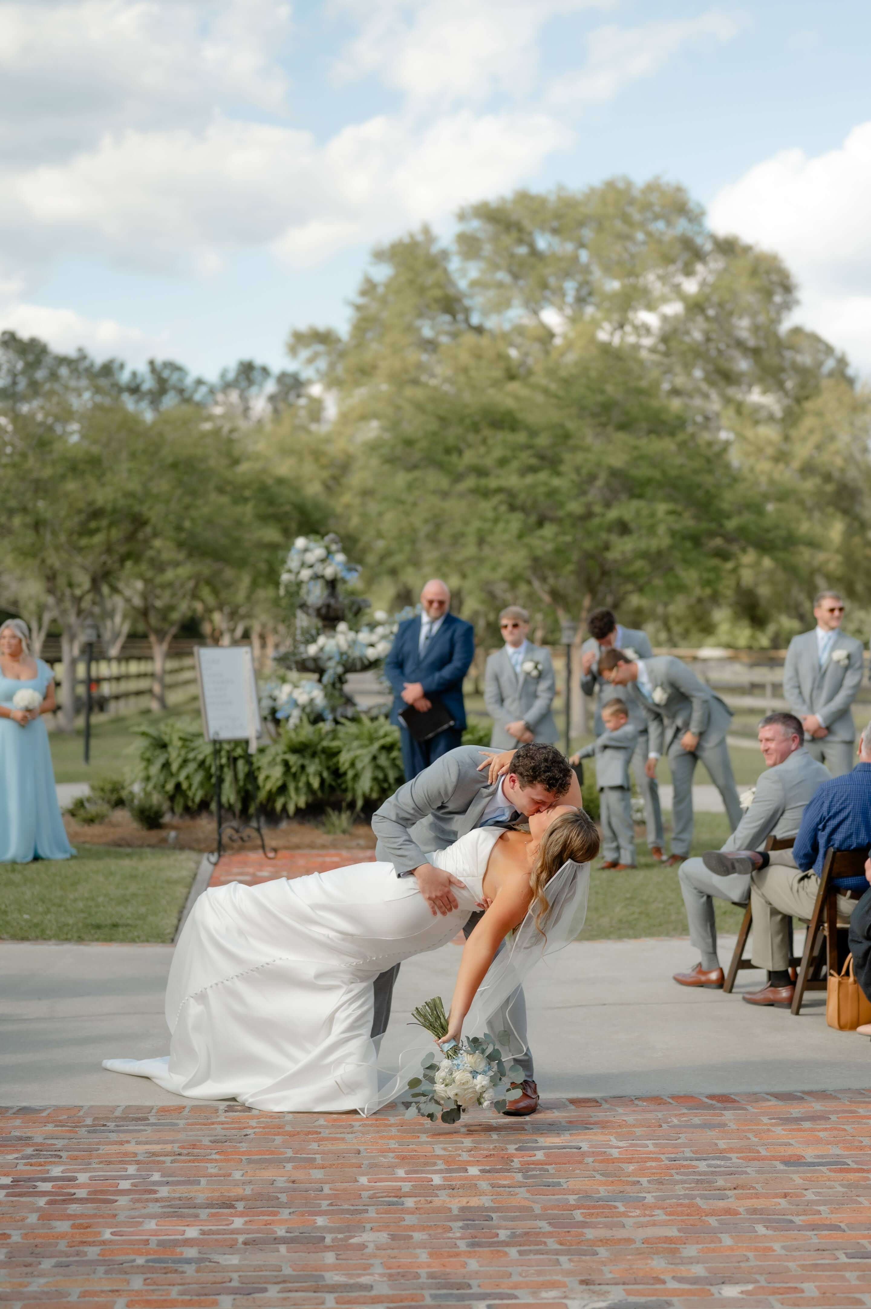 Family fun with donkeys at Satolah Creek Farm wedding venue in North Georgia