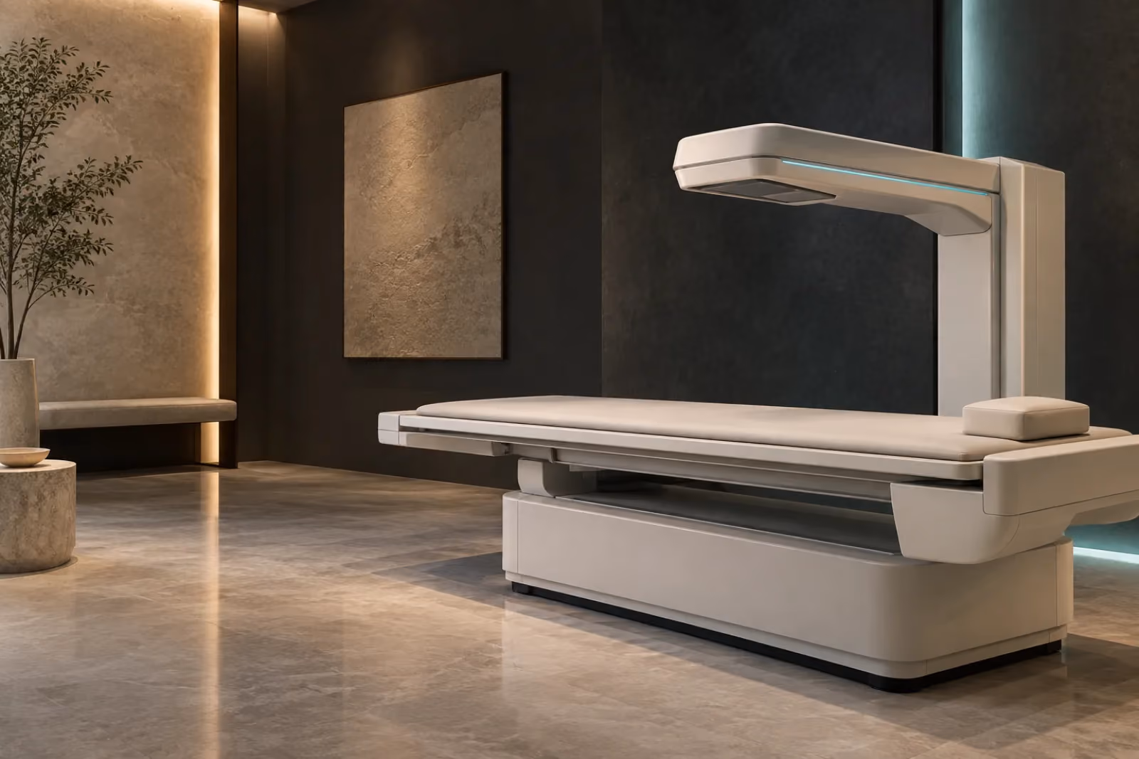 Illustrative DXA imaging environment, not an EverVita facility photograph.