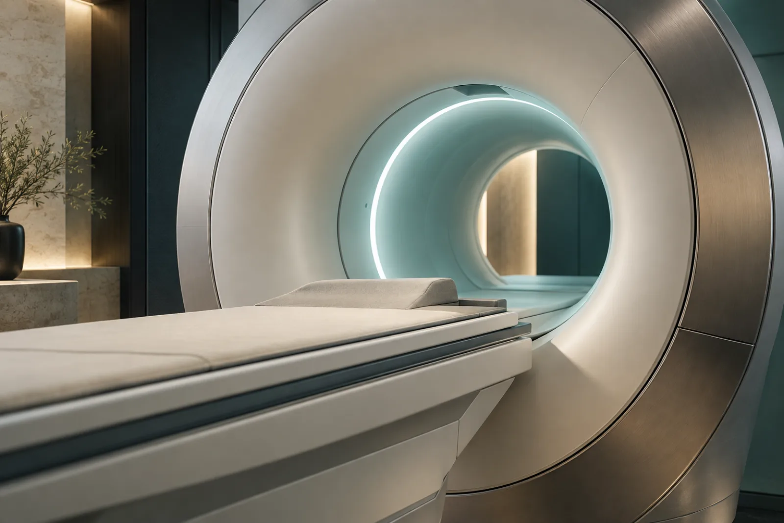 Illustrative detail of MRI scanner technology