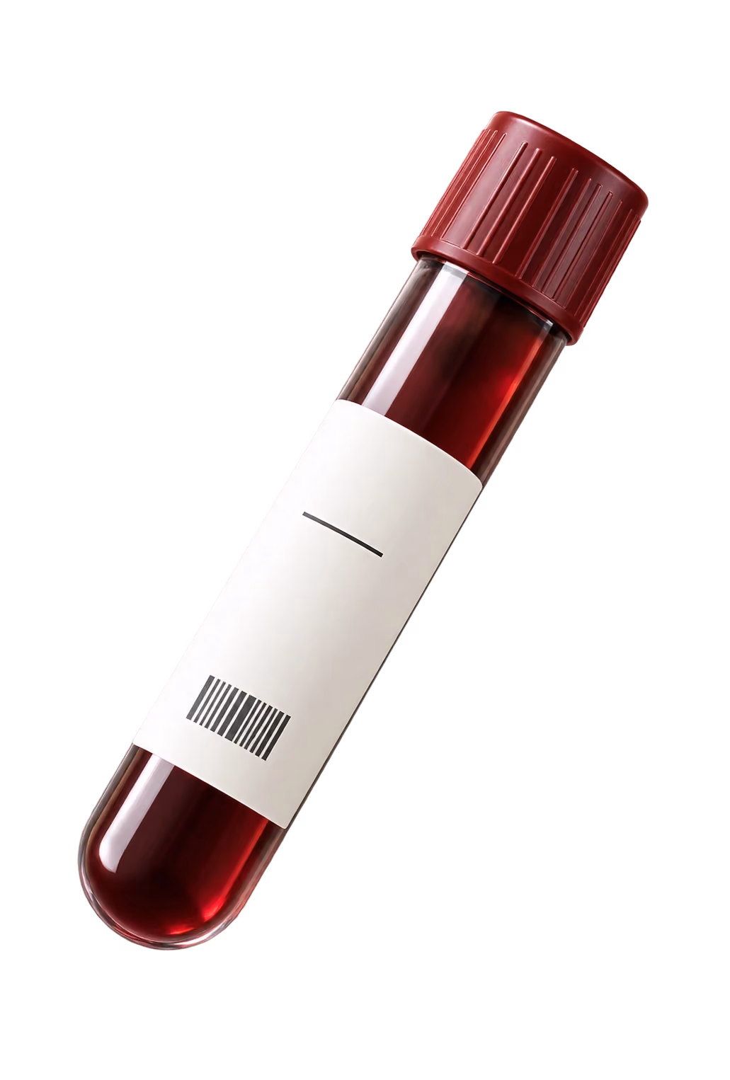 Illustrative blood sample vial