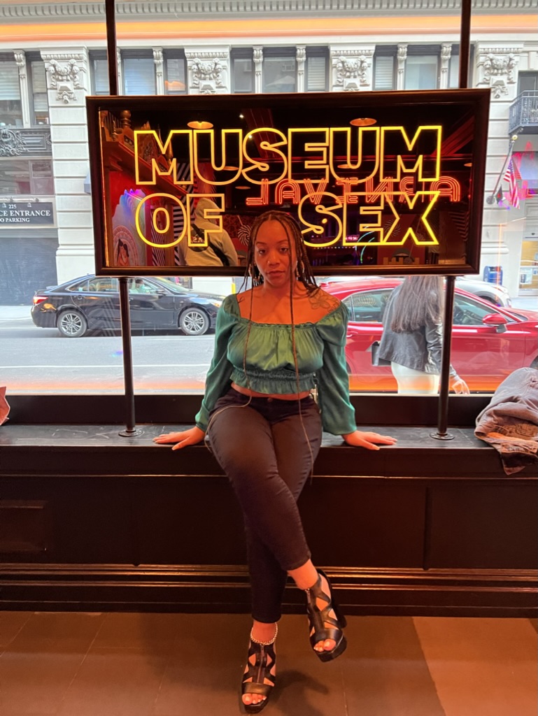 Picture of me in 2020 at the Museum of Sex in NYC