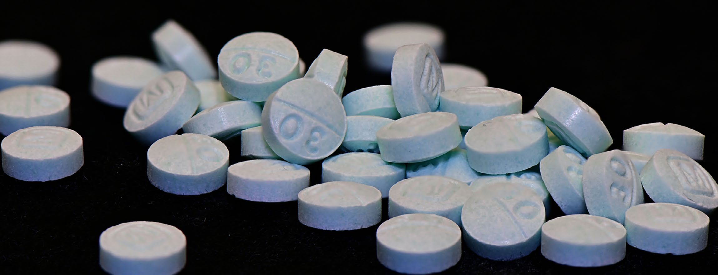 A picture of fake pills containing fentanyl