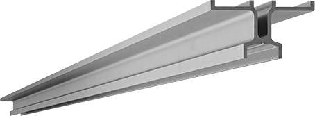 wood lift and slide top rail
