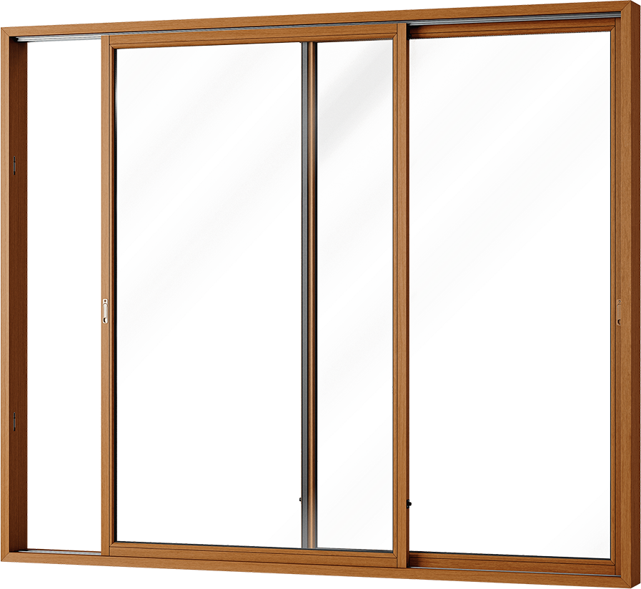 Wood sliding system