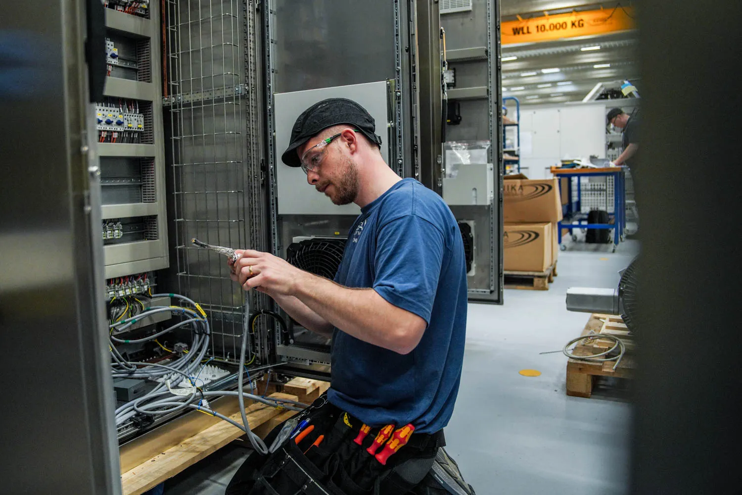 image of clean energy installations