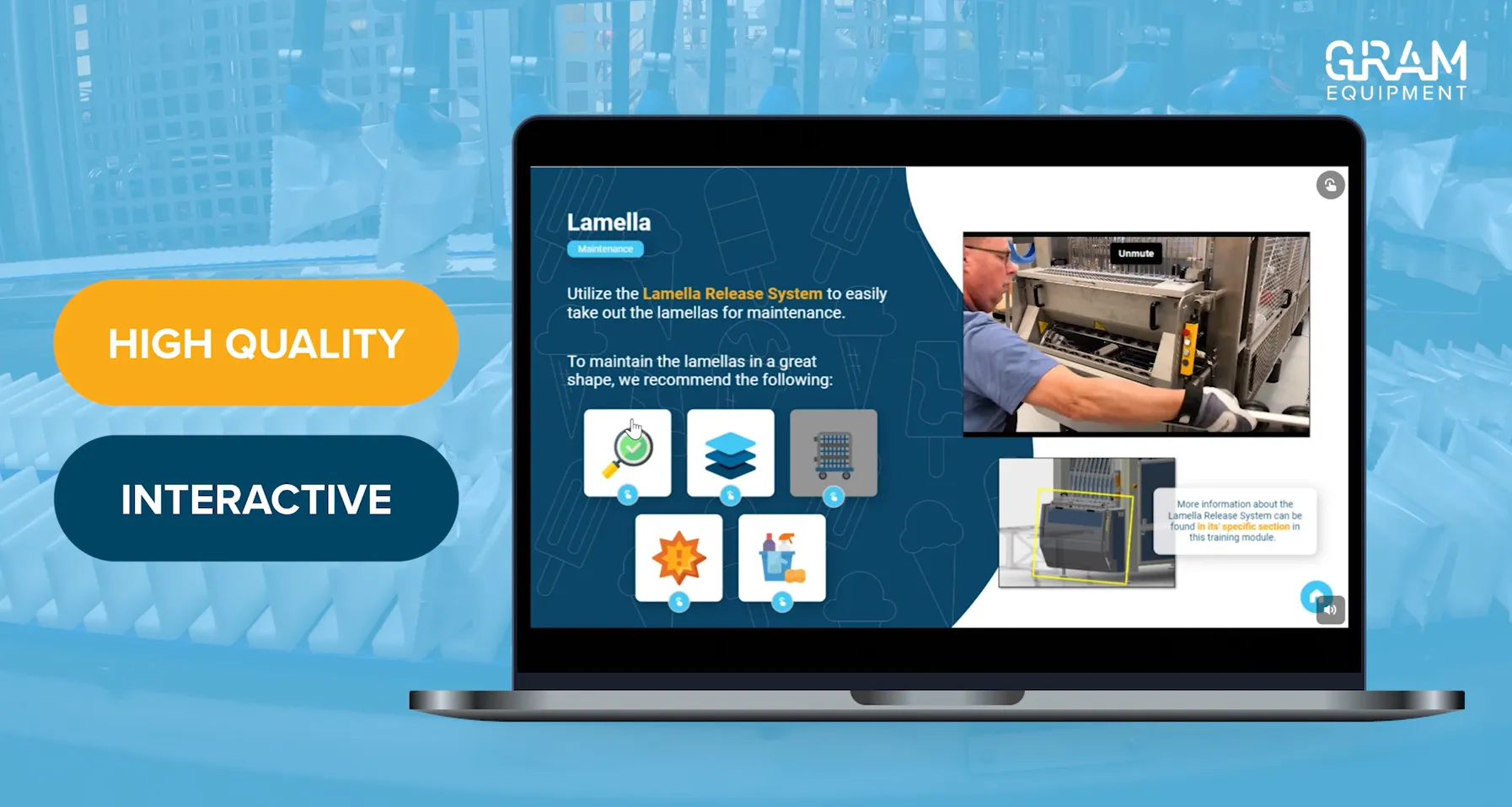 biotech equipment close-up