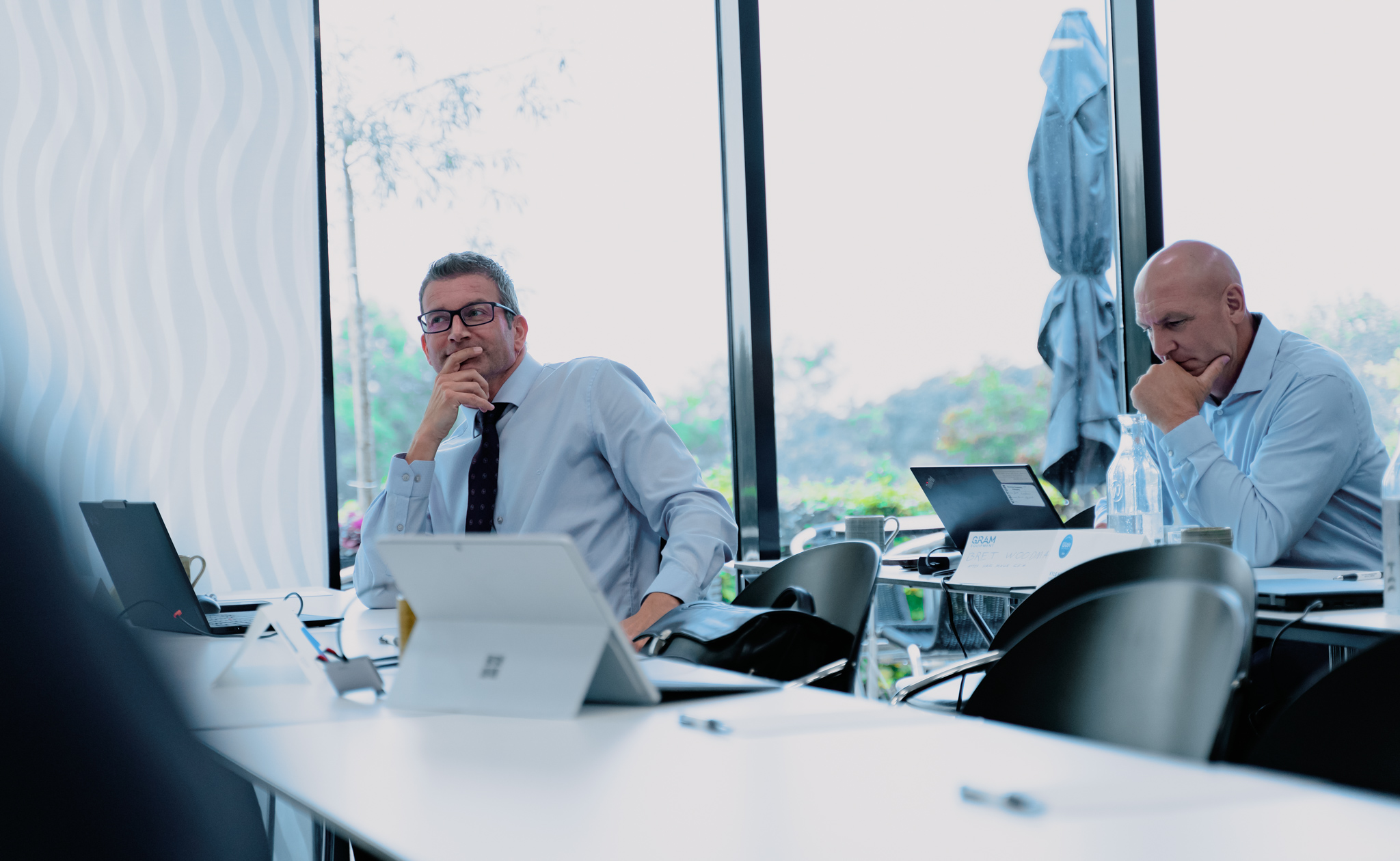 image of an educational seminar in progress (for a veterinary clinic)