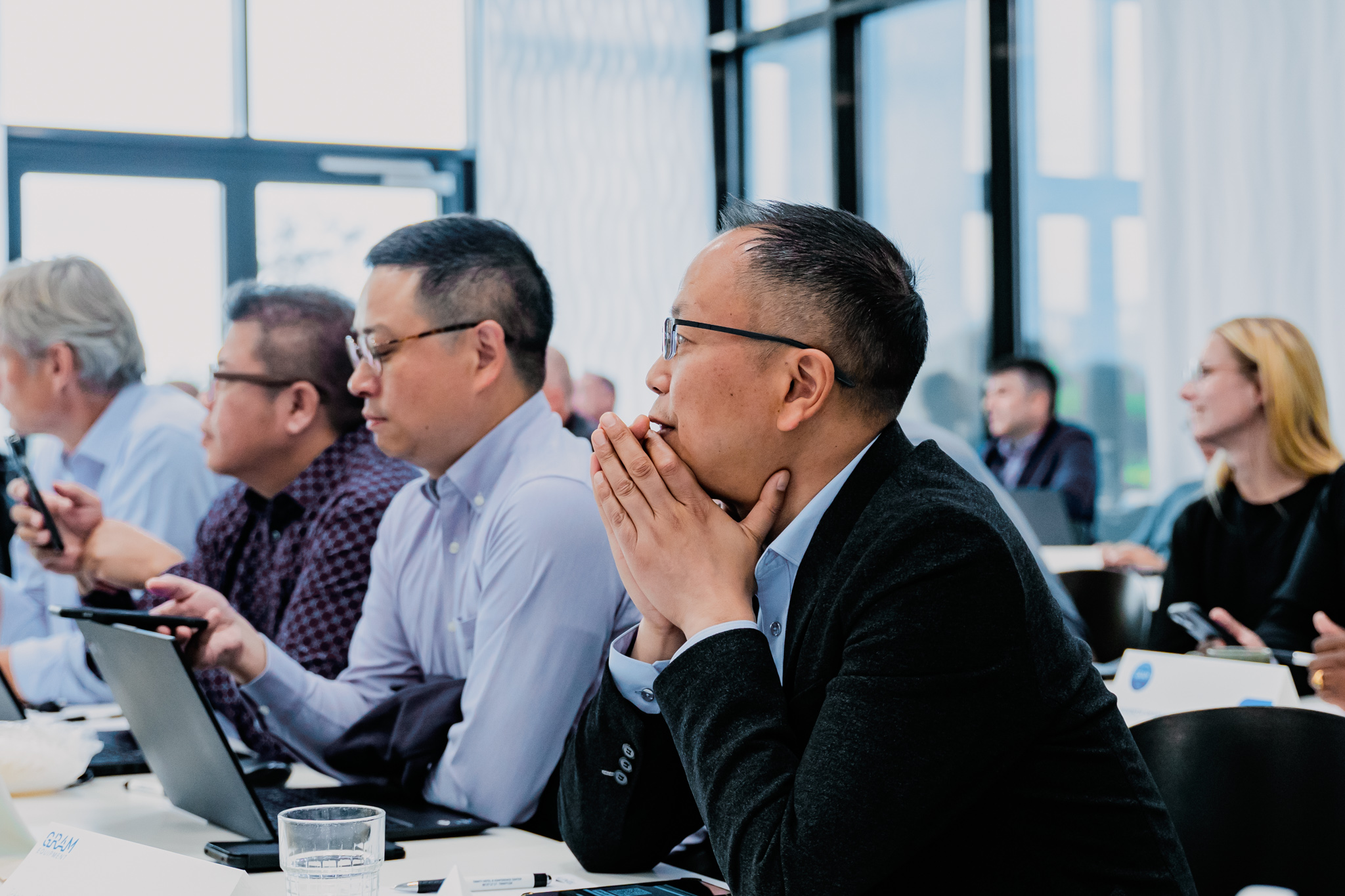 image of an educational seminar in progress (for a veterinary clinic)