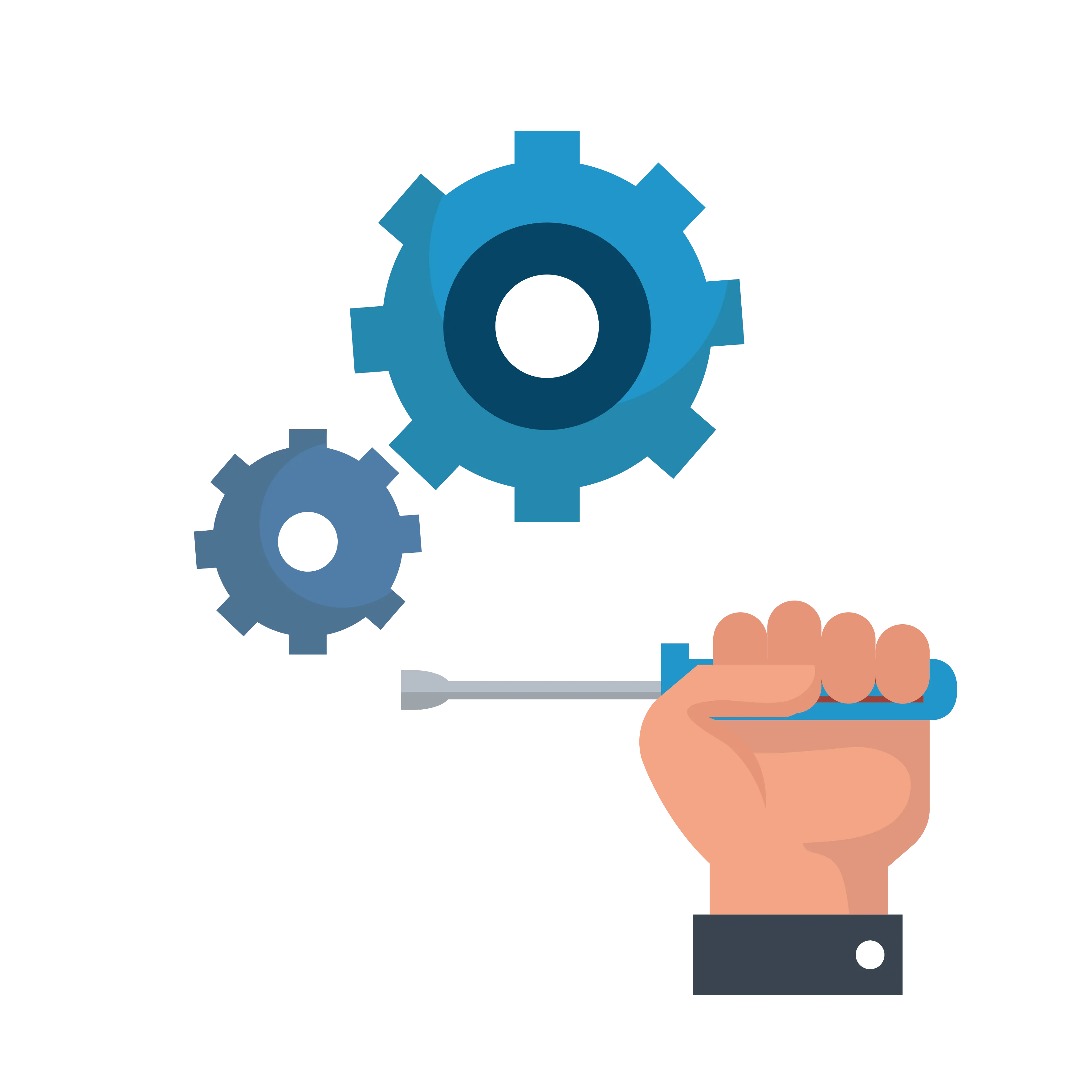 ai robot in laboratory