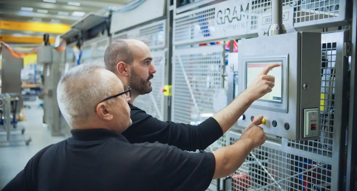 image of various production stages (for a manufacturing plant)