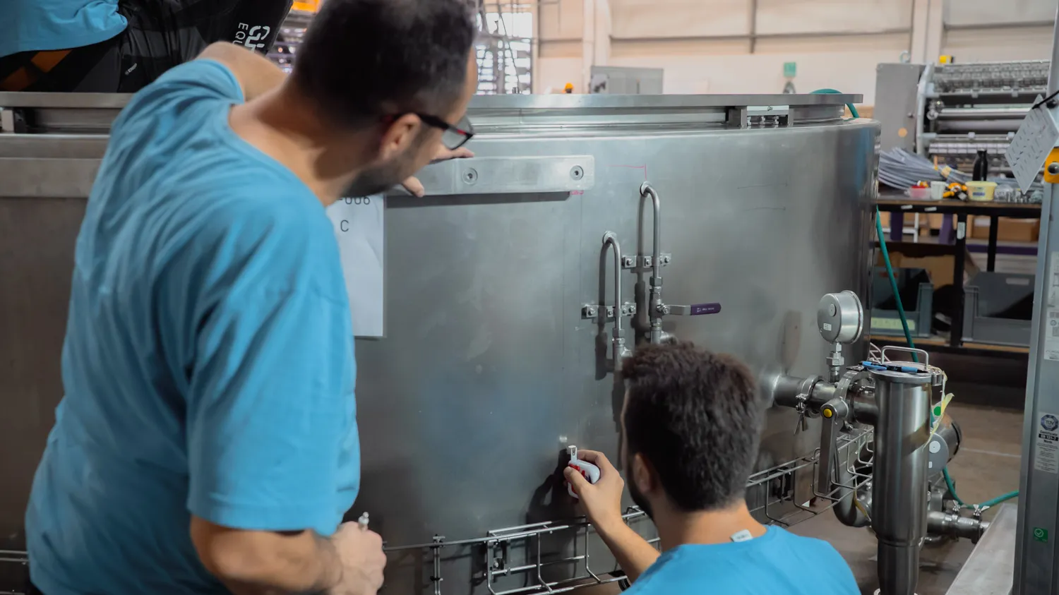 image of the brewing process