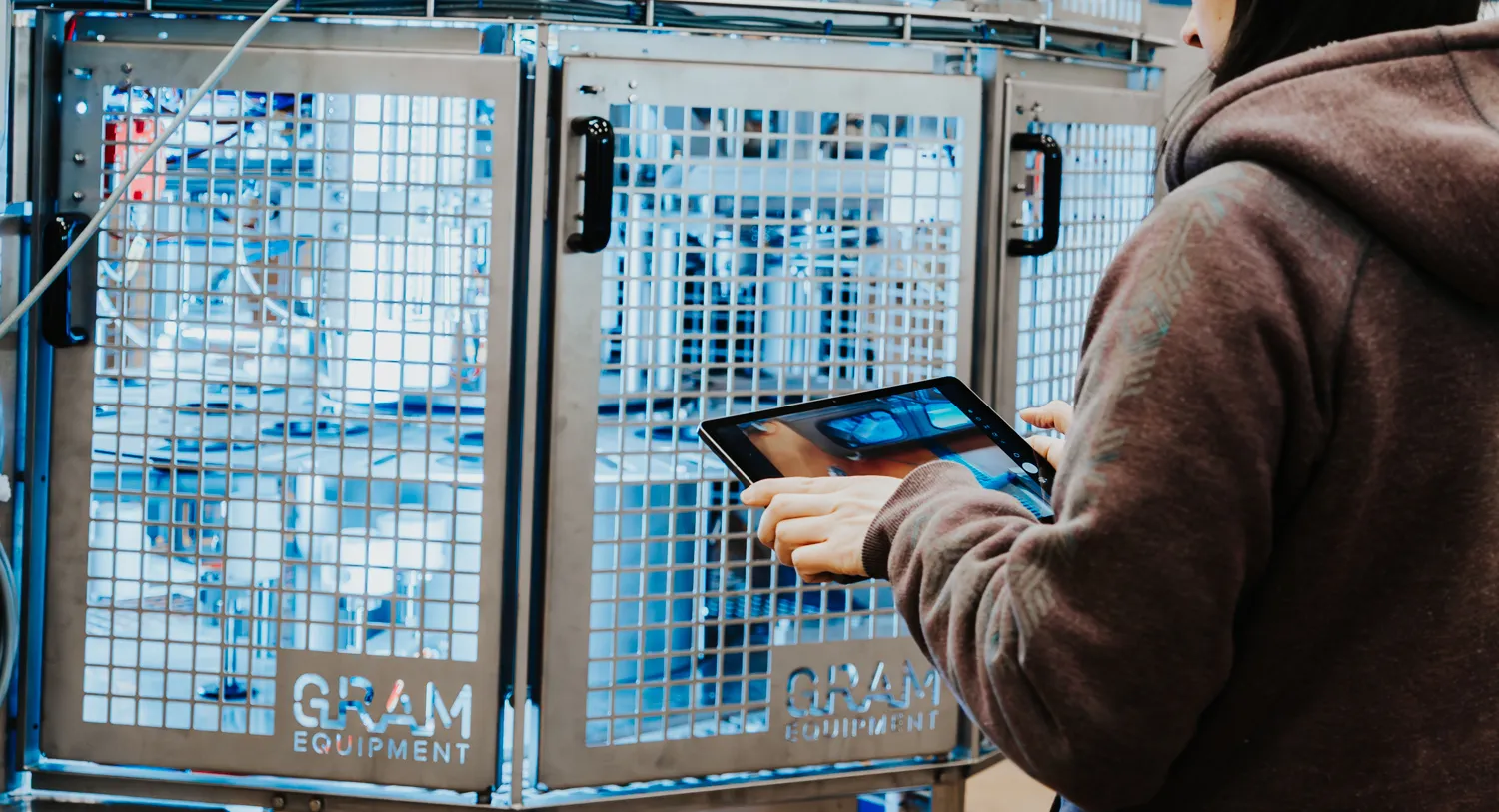 biotech equipment close-up