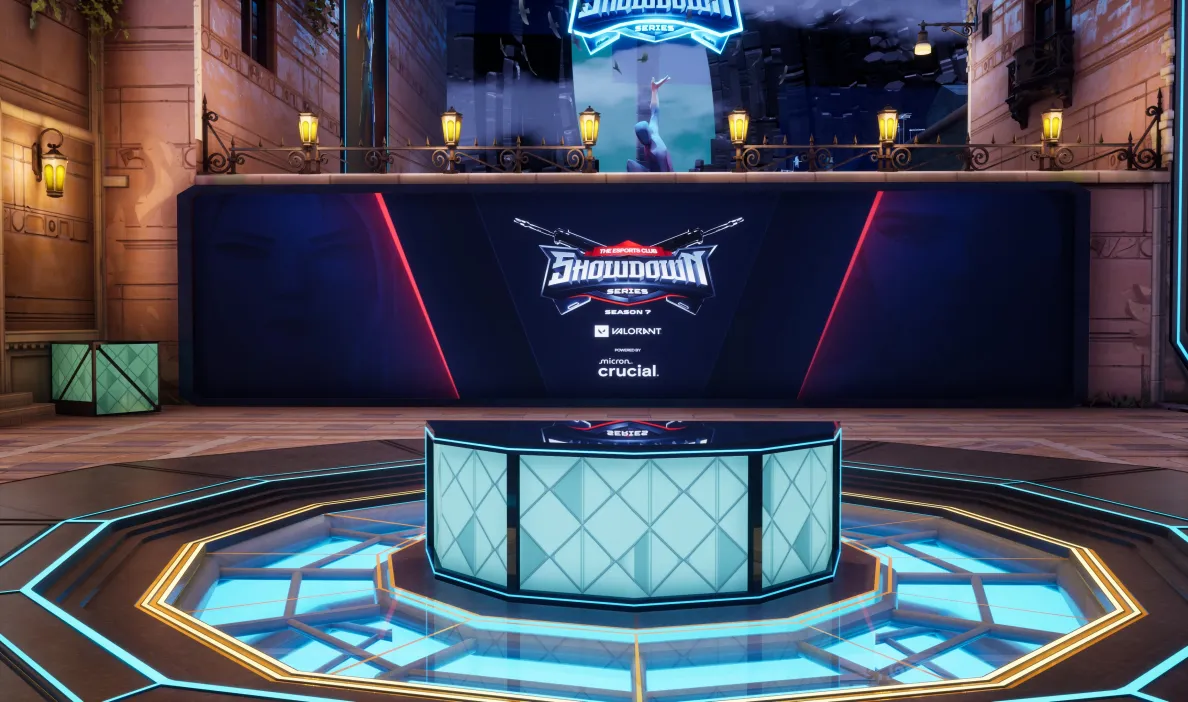 Designing a Valorant-Inspired Virtual Production Set for TEC Esports Showdown