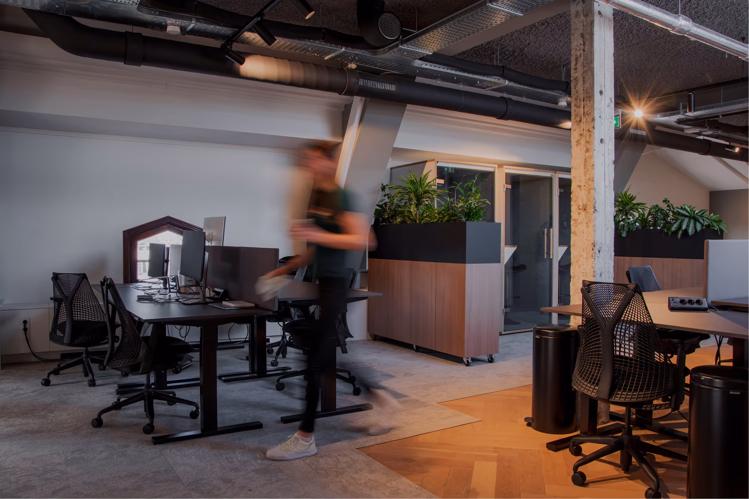 Workspace view of the design studio