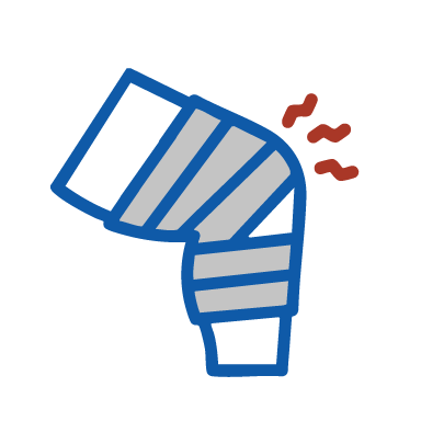 knee injury icon