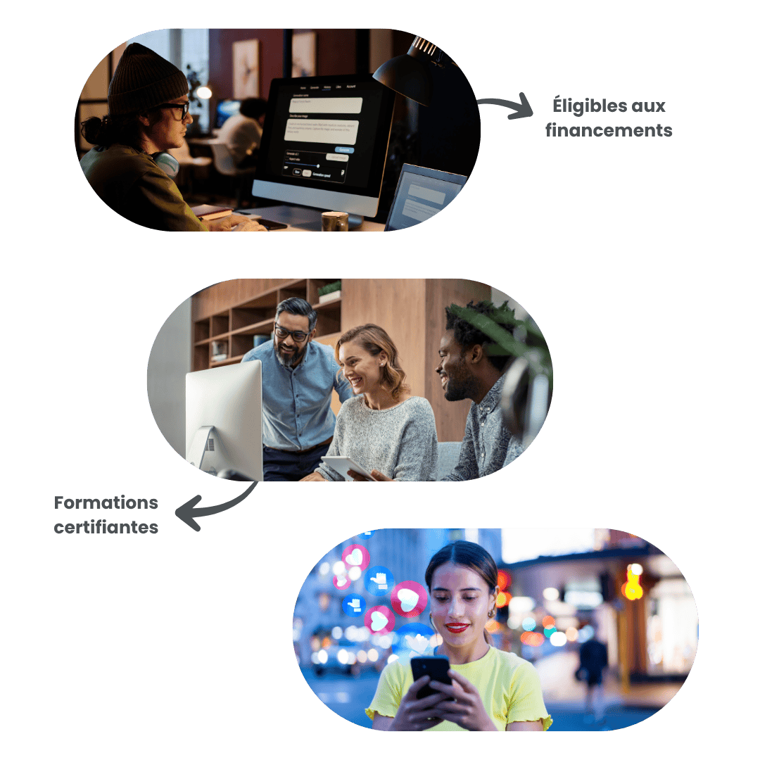 Jeune entrepreneur à son bureau