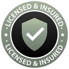 A badge of Licensed and Insured