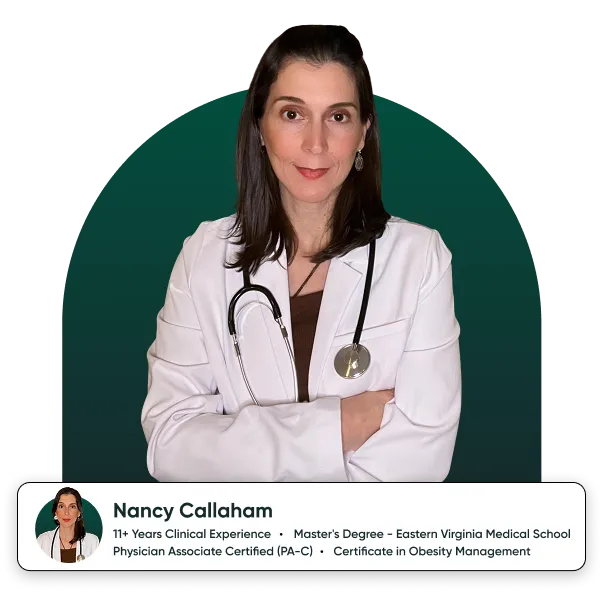 An image of Nancy Callaham, founder of Teleweight and Wellness Clinic