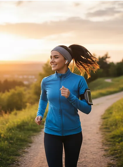 A girl exercising as part of Teleweight and Wellness Clinic