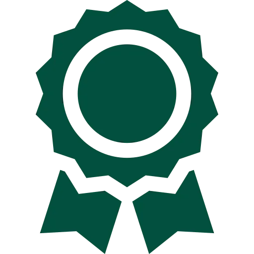 Green medal icon