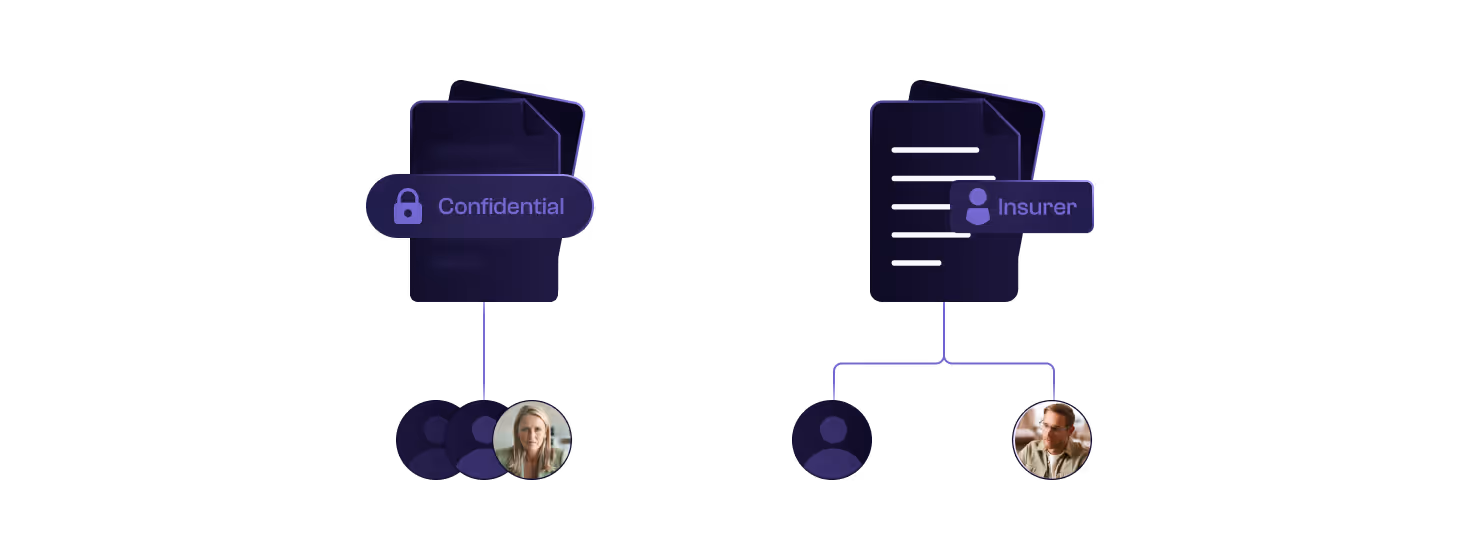 Interface de reconnaissance et de partage sécurisé des données avec les bonnes personnes sur Dylogy