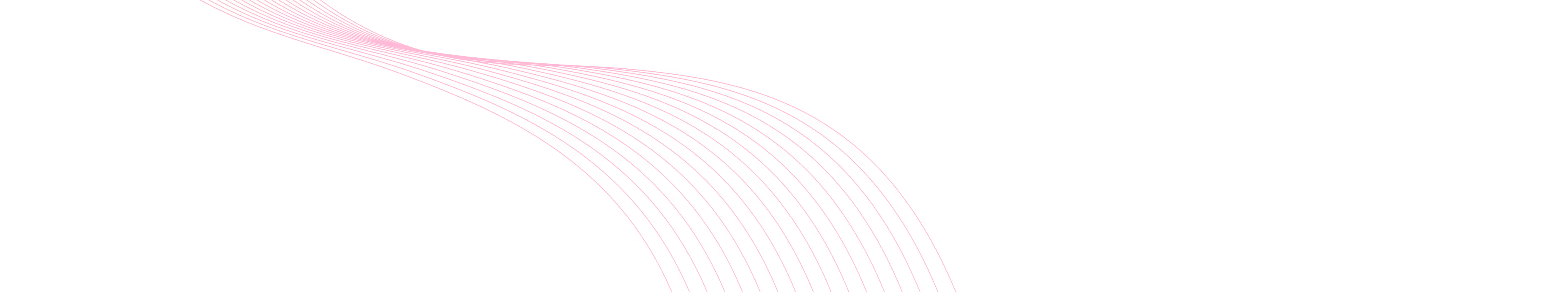 Série de lignes lisses, blanches et courbes formant un motif ondulé sur fond noir.