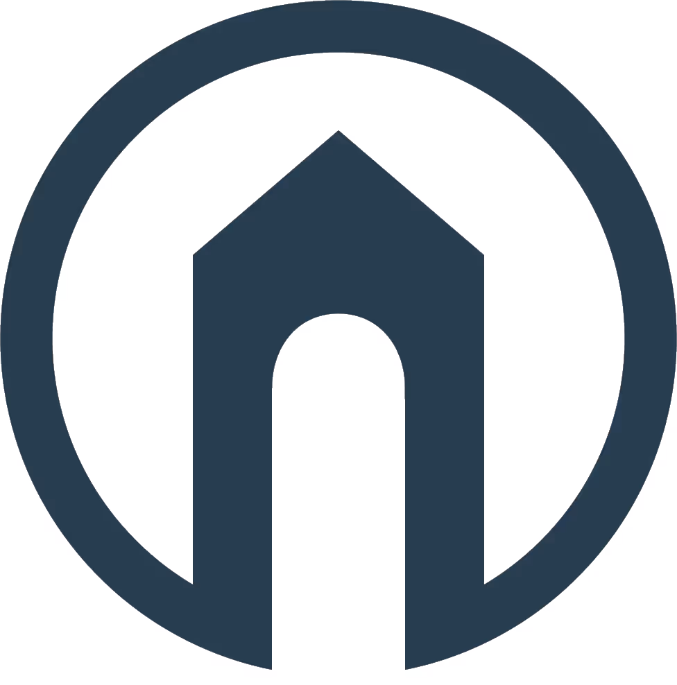 Andrew Boyd Homes icon with a house shape inside a circle.
