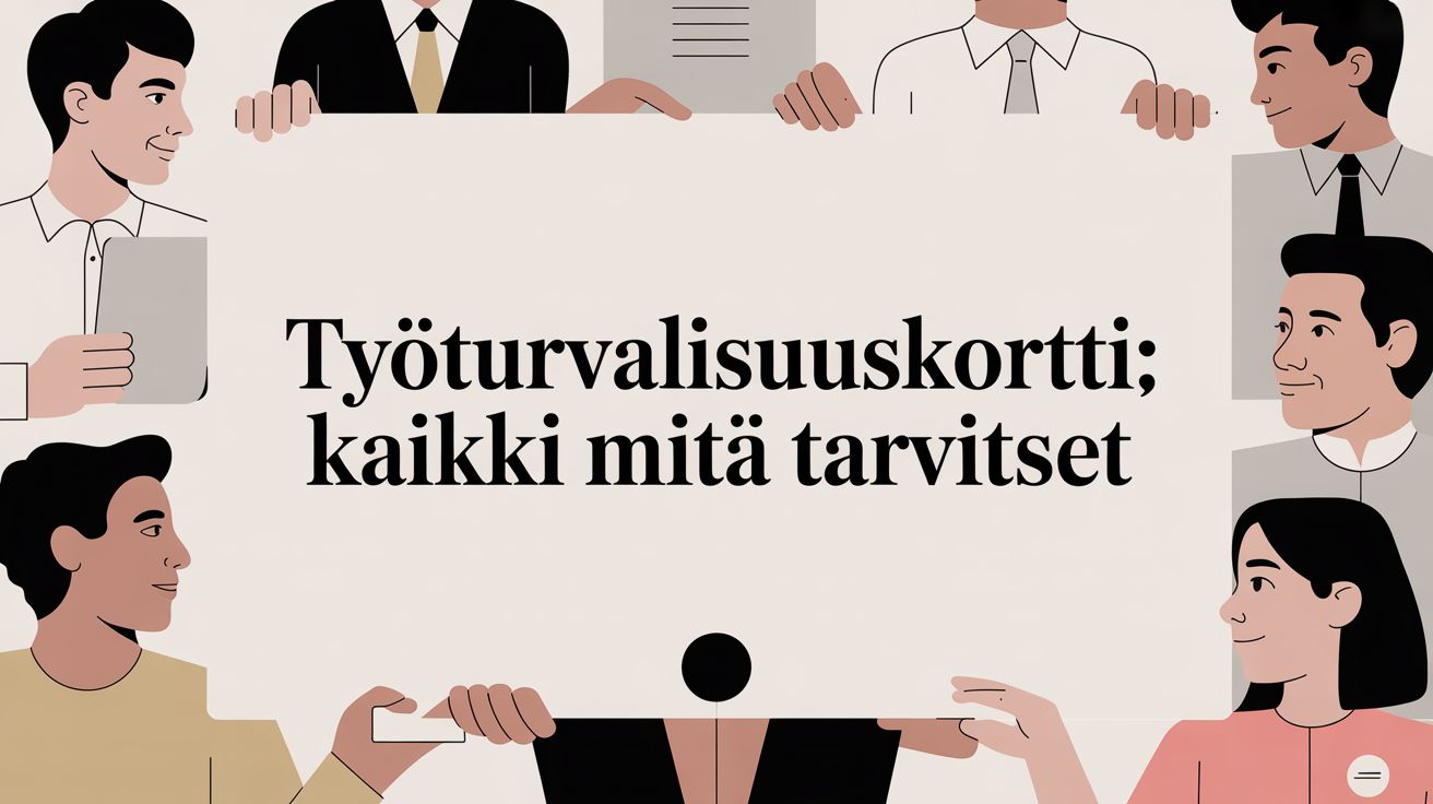 työturvallisuuskortti: kaikki mitä tarvitset