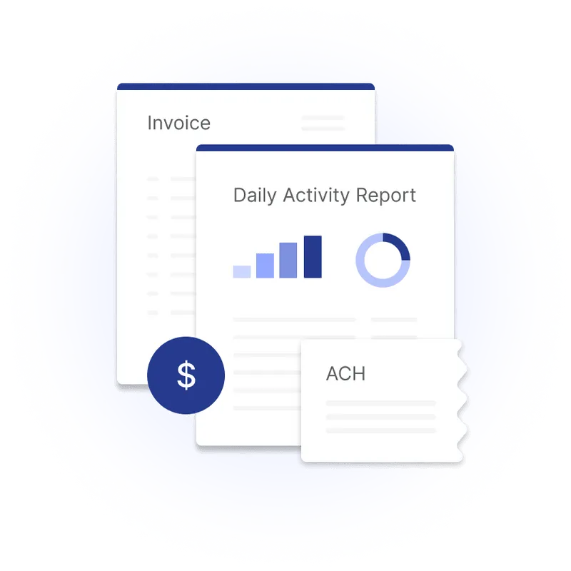 Invoice and reporting user interface