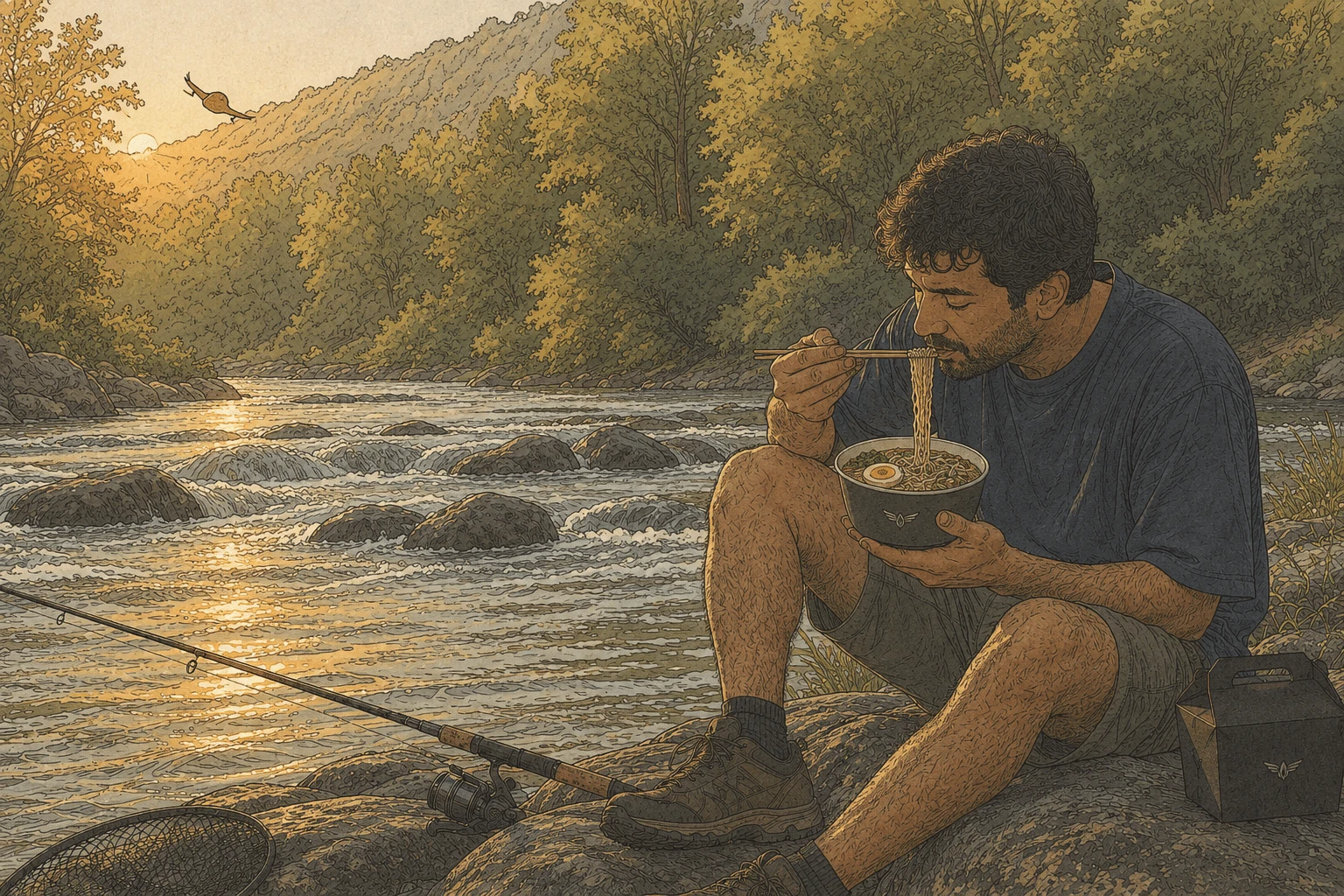 A world where a fresh, hot meal finds you — even in the middle of nowhere.